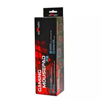Egérpad, P2-XL, játék, fekete és piros, 78 x 27 x 0,4 cm, Red Fighter, piros harcos