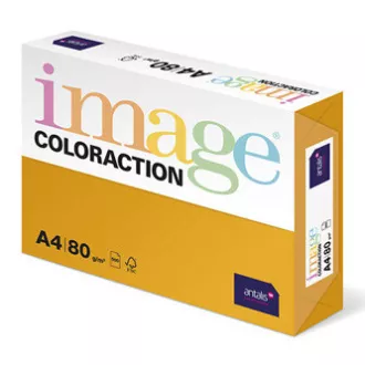 Xerográfiai papír Coloraction, Venezia, A4, 80 g/m2, sötét narancssárga, 500 lap, tintasugaras nyomtatásra alkalmas
