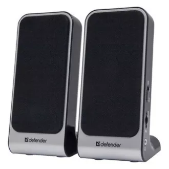 Defender Speakers SPK-225, 2.0, 4W, szürke, hangerőszabályzó, mágnesesen árnyékolt ház, fejhallgató-csatlakozó, 200Hz~18kHz