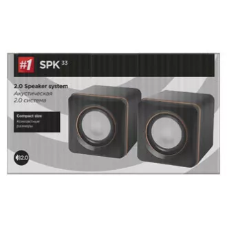 Defender hangszórók SPK-33, 2.0, 5W, fekete, kompakt méretben Defender hangszórók SPK-33, 2.0, 5W, fekete, kompakt méretben