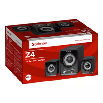 Defender Speakers Z4, 2.1, 11W, fekete, hangerőszabályzó, basszusszabályzó, 50Hz~20kHz Defender Speakers Z4, 2.1, 11W, fekete, hangerőszabályzó, basszusszabályzó, 50Hz~20kHz