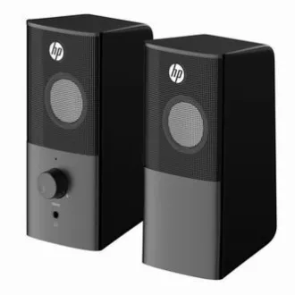 HP hangszórók DHS-2101, 2.0, 6W, fekete, hangerőszabályzó, asztali, 3,5 mm-es jack (USB), ELADÓ
