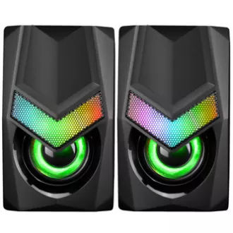 Marvo hangszórók SG-118, 6W, fekete, háttérvilágítással