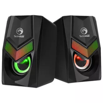 Marvo hangszórók SG-118, 6W, fekete, háttérvilágítással