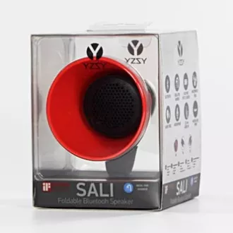 YZSY Bluetooth hangszóró SALI, 1.0, 3W, piros, hangerőszabályzó, összecsukható, vízálló, ELADÓ