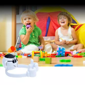 Promate Bluetooth hangszóró Ape, Li-Ion, 1.0, 3W, fehér, gyerekeknek, telefontartó, ELADÓ