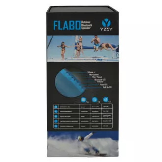 YZSY Bluetooth hangszóró FLABO, 2x5W, kék, hangerőszabályzó, ELADÓ