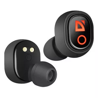 Defender Twins 639 fejhallgató mikrofonnal, vezeték nélküli, fekete, fülhallgató, BT 5.0, TWS, töltőtáska powerbankkal bluetooth típusú,