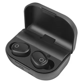 Defender Twins 639 fejhallgató mikrofonnal, vezeték nélküli, fekete, fülhallgató, BT 5.0, TWS, töltőtáska powerbankkal bluetooth típusú,