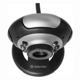 Defender C-110 webkamera, fekete/szürke 0.3 Mpix, USB 2.0, laptophoz/LCD-hez