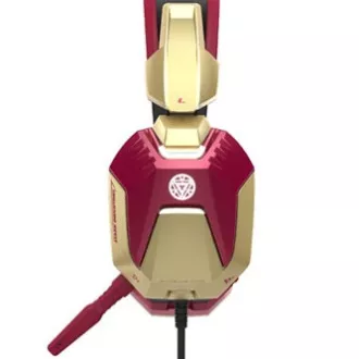 E-blue IRON MAN EHS908 játék headset mikrofonnal, vezetékes, piros, 2x 3,5 mm-es jack USB, ELADÓ E-blue IRON MAN EHS908 játék headset mikrofonnal, vezetékes, piros, 2x 3,5 mm-es jack USB, ELADÓ