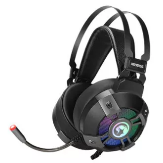 Marvo HG9015G fejhallgató mikrofonnal, vezetékes, fekete, 7.1 (virtuális), USB