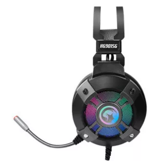 Marvo HG9015G fejhallgató mikrofonnal, vezetékes, fekete, 7.1 (virtuális), USB