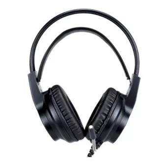 Marvo HG8935 fejhallgató mikrofonnal, vezetékes, fekete, háttérvilágítással, USB-vel