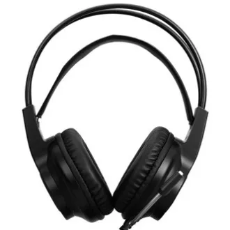 Marvo HG8935 fejhallgató mikrofonnal, vezetékes, fekete, háttérvilágítással, USB-vel