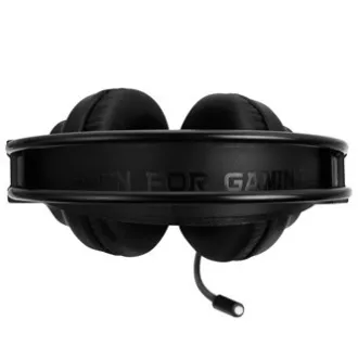 Marvo HG8935 fejhallgató mikrofonnal, vezetékes, fekete, háttérvilágítással, USB-vel