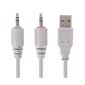 Marvo HG8936 fejhallgató mikrofonnal, vezetékes, rózsaszín, háttérvilágítás, 3,5 mm-es jack   USB