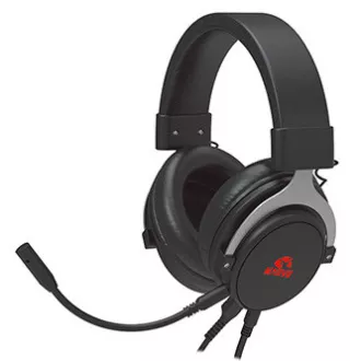 Marvo HG9052 fejhallgató mikrofonnal, vezetékes, fekete, 7.1 (virtuális), piros háttérvilágítás, 7.1 (virtuális) USB típus