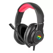 Marvo HG8958 fejhallgató mikrofonnal, vezetékes, fekete, játék, 3,5 mm-es jack   elosztó   USB