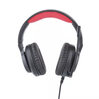 Marvo HG8958 fejhallgató mikrofonnal, vezetékes, fekete, játék, 3,5 mm-es jack   elosztó   USB