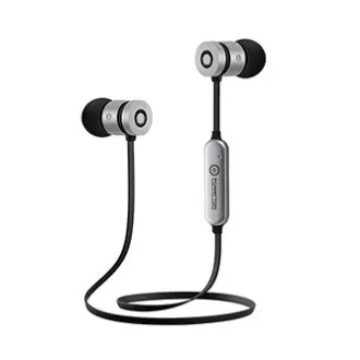 Powerton LIFE ARIVO vezeték nélküli bluetooth fejhallgató, fekete és ezüst színben