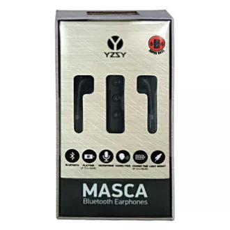 YZSY MASCA fejhallgató mikrofonnal, vezeték nélküli, fekete, bluetooth, ELADÓ