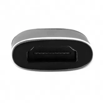 USB (3.1) hub 1 port, 49143, szürke, kábel hossza 10cm, Verbatim, 1x HDMI