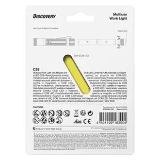 LED-es zseblámpa, 2xAA, fém, fekete, 150lm, C33 LED-es zseblámpa, 2xAA, fém, fekete, 150lm, C33