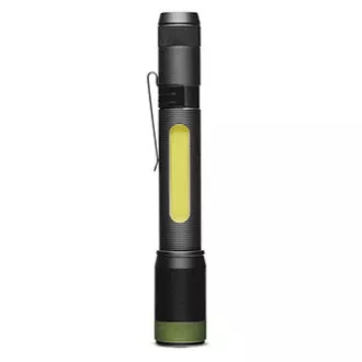 LED-es zseblámpa, 2xAA, fém, fekete, 150lm, C33 LED-es zseblámpa, 2xAA, fém, fekete, 150lm, C33