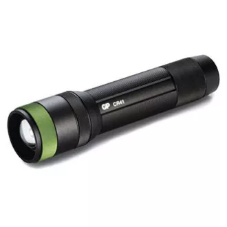 LED zseblámpa, Li-Ion 3,7V/2500mAh, fém, fekete, 650lm, CR41