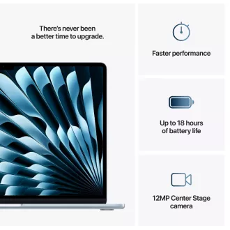 Apple MacBook Air 15.3" 2880x1864/10C M4/10C GPU/16GB/256GB_SSD/US/silver (2025) amerikai verzió billentyűzet