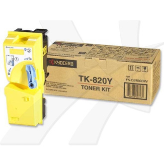 Kyocera TK-820 (TK820Y) - toner, yellow (sárga)