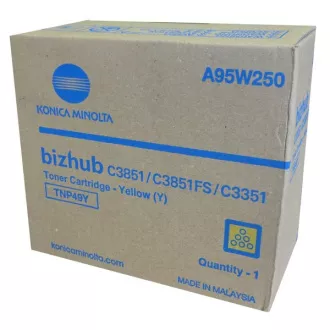 Konica Minolta TNP-49 (A95W250) - toner, yellow (sárga)