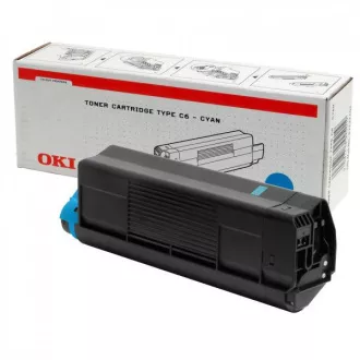 Oki C5100 (42127407) - toner, cyan (azúrkék)