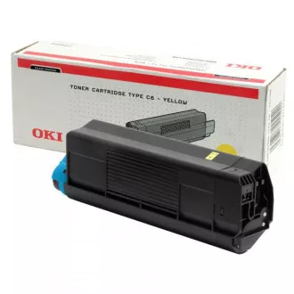 Oki C5100 (42127405) - toner, yellow (sárga)