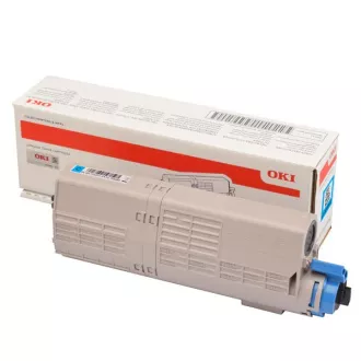 Oki 46490607 - toner, cyan (azúrkék)