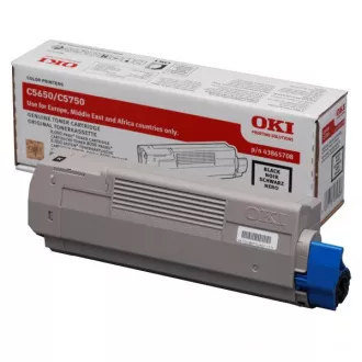 Oki C5650 (43865708) - toner, black (fekete )