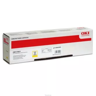 Oki C801 (44643001) - toner, yellow (sárga)
