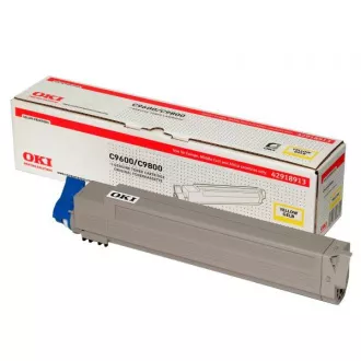 Oki C9600 (42918913) - toner, yellow (sárga)