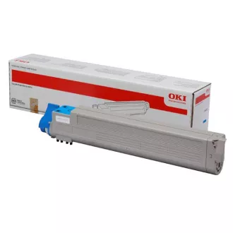 Oki 43837131 - toner, cyan (azúrkék)