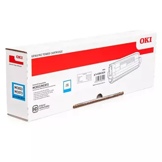 Oki 45862839 - toner, cyan (azúrkék)