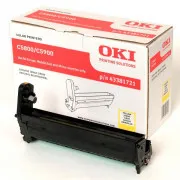 Oki C5800 (43381721) - optikai egység, yellow (sárga)