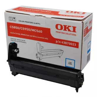 Oki 43870023 - optikai egység, cyan (azúrkék)