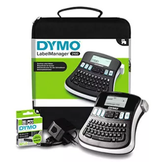 Dymo öntapadós címkenyomtató, LabelManager 210D, tokkal együtt