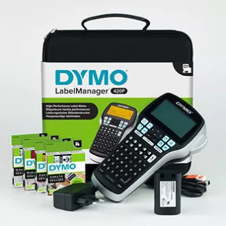 Dymo öntapadós címkenyomtató, LabelManager 420P, tokkal együtt