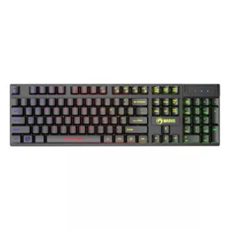 Marvo CM409 HU billentyűzet szett vezetékes (USB) US, fekete, gaming egérrel, egérpaddal és fejhallgatóval, gaming, membrános háttérvilágítással