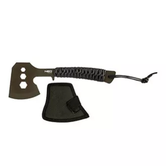 Neo Tools kemping fejsze 63-118, teljes súly 266g, fejsze hossza 26cm