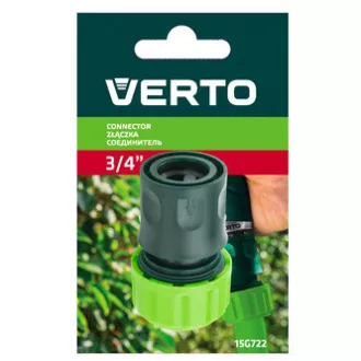 Verto gyorscsatlakozó anyag műanyag, 3/4