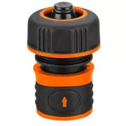 NEO TOOLS gyorscsatlakozó STOP funkcióval, 3/4", narancssárga-fekete, 15-723