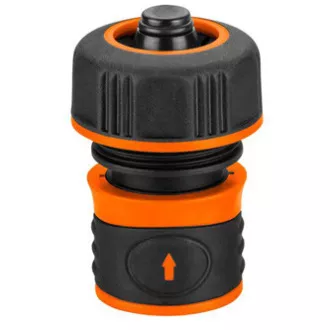 NEO TOOLS gyorscsatlakozó STOP funkcióval, 3/4", narancssárga-fekete, 15-723